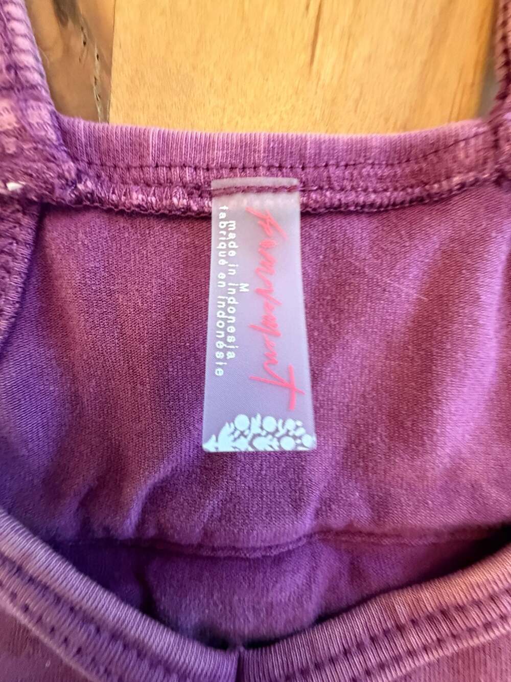 FP Movement Hot Shot Onesie Deep Mulberry Size M - Picture 6 of 9
